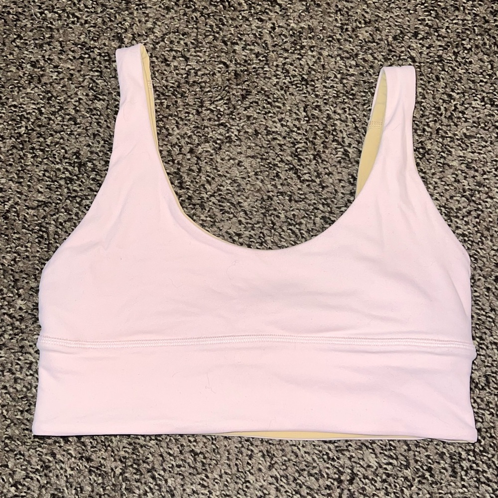 Lululemon: Align Bra A/B Cup Light Support, Reversible, Pink Mist/Pecan Tan